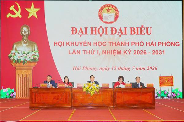 The 1st Congress of the Hai Phong City association for promoting education, term 2026–2031: towards building a global learning city on the morning of July 15, at the city convention and performance center, the Hai Phong City association for promoting education held its 1st congress for the 2026–2031 term.