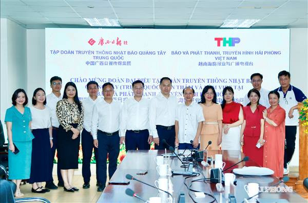 
Hai Phong newspaper, radio and television, Guangxi daily media group strengthen cooperation