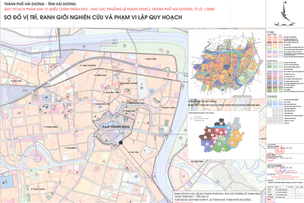 Công bố Quy hoạch phân khu 1F (tỷ lệ 1/2000) – phường Lê Thanh Nghị, Thành phố Hải Dương