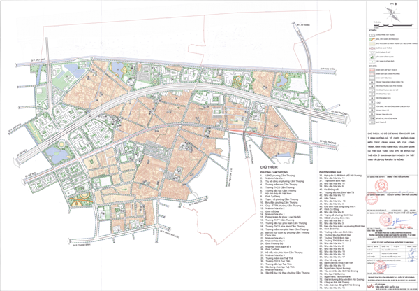 Quy hoạch phân khu 1E - phường Cẩm Thượng và phường Bình Hàn, thành phố Hải Dương, tỷ lệ 1/2.000