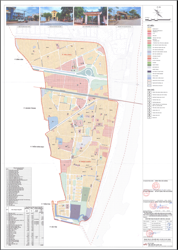 Quy hoạch phân khu 1H - phường Ngọc Châu và Nhị Châu, thành phố Hải Dương, tỷ lệ 1/2.000