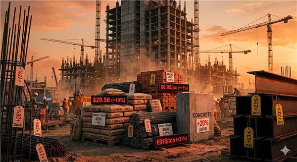 Sở Xây dựng thành phố Hải Phòng công bố thông tin giá vật liệu xây dựng tháng 02/2026 - Thông báo số 160/TB-SXD ngày 09/3/2026