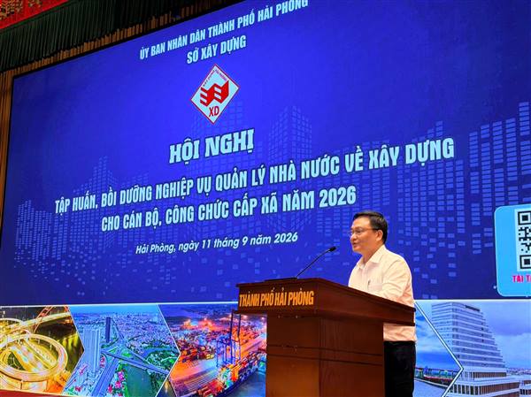 Sở Xây dựng tổ chức Hội nghị tập huấn, bồi dưỡng nghiệp vụ quản lý nhà nước về xây dựng cho cán bộ, công chức cấp xã năm 2026