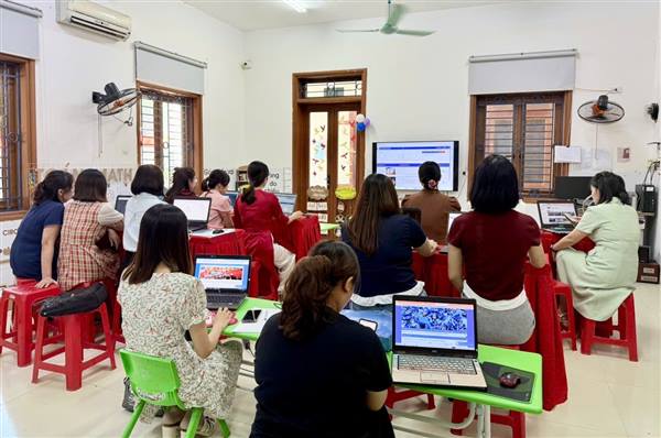Trường Mầm non Lê Thanh Nghị sáng tạo trong chuyển đổi số giáo dục