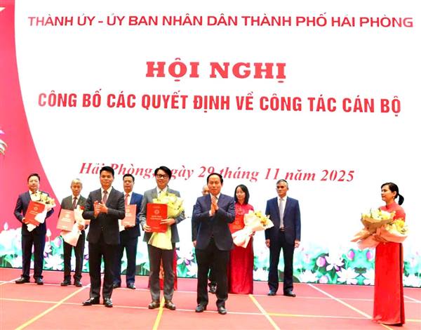 Đồng chí Nguyễn Cao Thắng làm Giám đốc Sở Khoa học và Công nghệ thành phố Hải Phòng