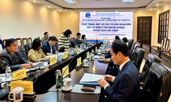 Một số yếu tố liên quan đến dậy thì sớm ở trẻ em Hải Phòng và giải pháp can thiệp