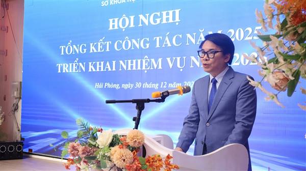 Hội nghị tổng kết công tác năm 2025, triển khai nhiệm vụ năm 2026 ngành khoa học và công nghệ thành phố Hải Phòng