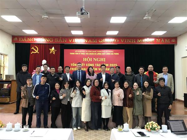 Trung tâm Kỹ thuật Tiêu chuẩn Đo lường Chất lượng Hải Phòng tổng kết công tác năm 2025, triển khai nhiệm vụ năm 2026