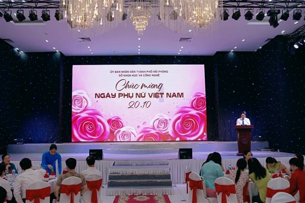 Sở Khoa học và Công nghệ Hải Phòng chúc mừng Ngày Phụ nữ Việt Nam 20/10