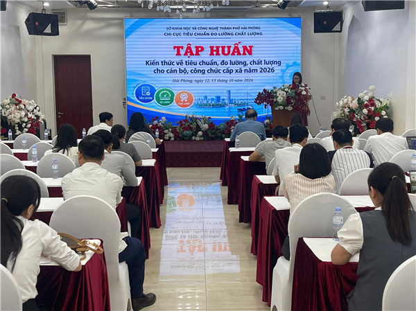 Hải Phòng: Nâng cao năng lực quản lý tiêu chuẩn, đo lường, chất lượng cho cán bộ, công chức cấp xã