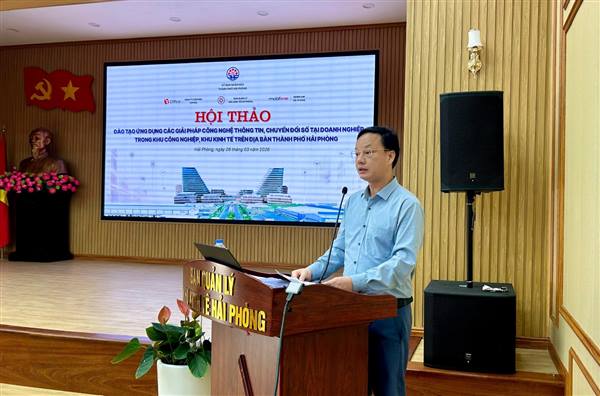 Hỗ trợ doanh nghiệp chuyển đổi số, chuyển đổi AI, hướng tới chuẩn hóa ESG tại Hải Phòng