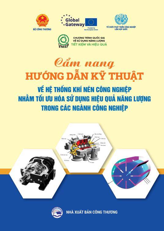 Cẩm nang hướng dẫn kỹ thuật về Hệ thống khí nén công nghiệp nhằm tối ưu hóa sử dụng hiệu quả năng lượng trong các ngành công nghiệp