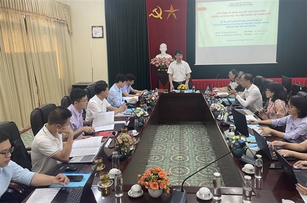 Hội nghị tự đánh giá Đề tài xây dựng mô hình chuyển đổi số trong giáo dục: Hướng tới nhân rộng mô hình trên địa bàn thành phố Hải Phòng