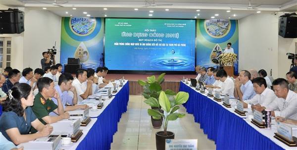 Ứng dụng công nghệ trong quy hoạch đô thị nhằm phòng chống ngập nước và ảnh hưởng của biến đổi khí hậu tại thành phố Hải Phòng