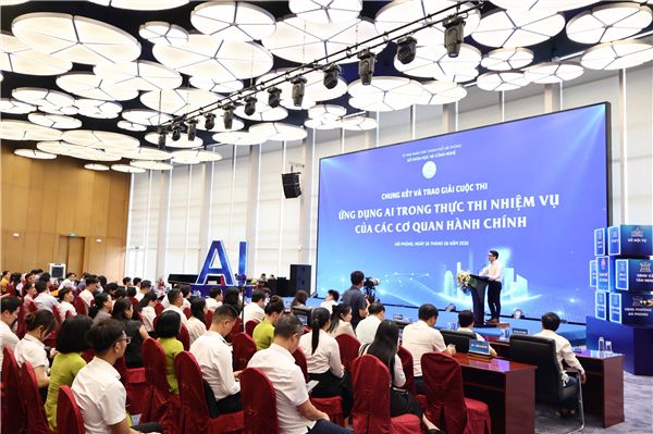 Chung kết và Trao giải Cuộc thi: Ứng dụng AI trong thực thi nhiệm vụ của các cơ quan hành chính trên địa bàn thành phố năm 2026