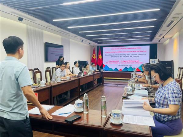 Giải pháp phát triển thương hiệu cho các sản phẩm OCOP trên địa bàn tỉnh Hải Dương (nay là thành phố Hải Phòng)