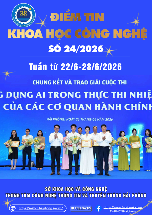 Điểm tin khoa học công nghệ số 24/2026