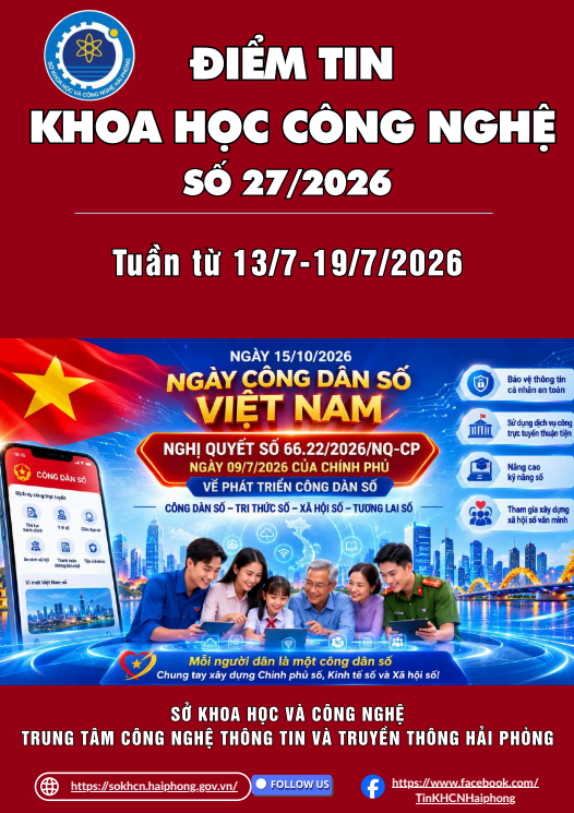 Điểm tin khoa học công nghệ số 27/2026