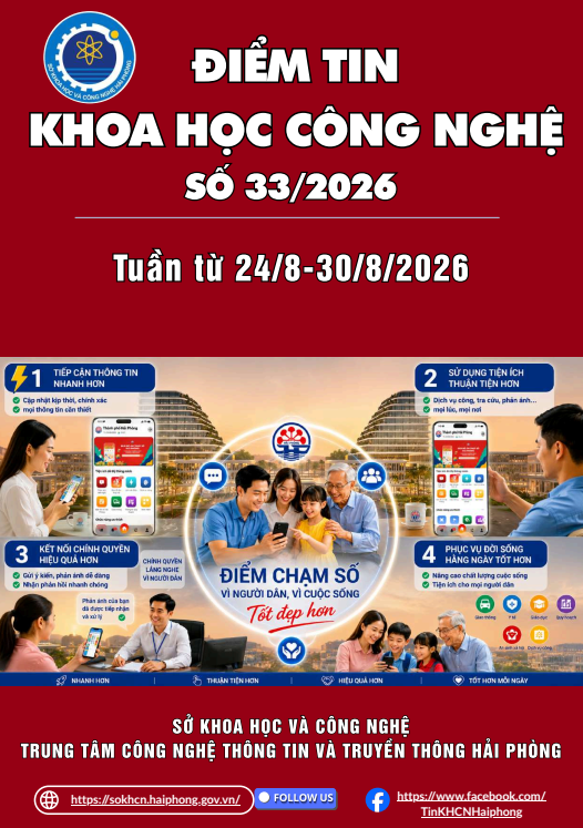Điểm tin khoa học công nghệ số 33/2026