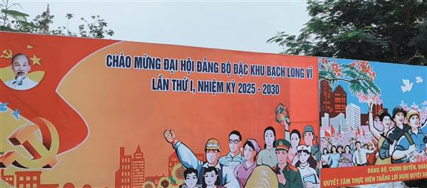 TIẾN TỚI ĐẠI HỘI ĐẢNG BỘ ĐẶC KHU BẠCH LONG VĨ LẦN THỨ NHẤT, NHIỆM KỲ 2025–2030