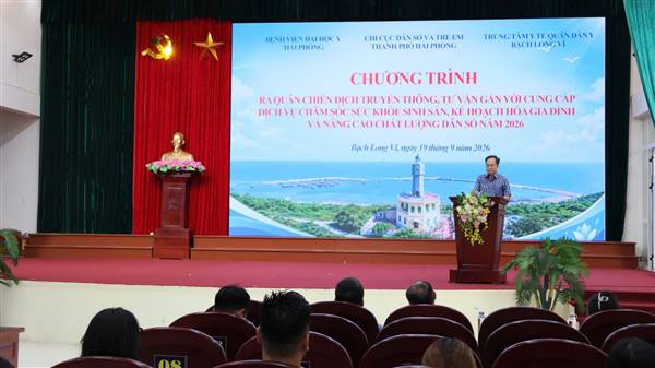 Bạch Long Vĩ chăm sóc sức khỏe sinh sản, nâng cao chất lượng dân số