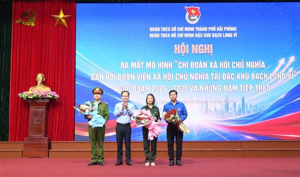Bạch Long Vĩ ra mắt mô hình “Chi đoàn xã hội chủ nghĩa gắn với đoàn viên xã hội chủ nghĩa”