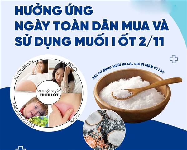 Hưởng ứng Ngày toàn dân mua và sử dụng muối I - ốt 02/11