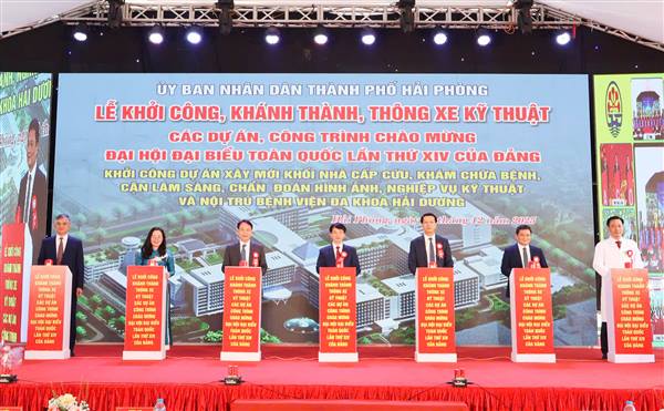 Trên 850 tỷ đồng xây mới 03 khối nhà thuộc Bệnh viện Đa khoa Hải Dương