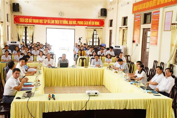 Trung tâm Y tế Thanh Miện triển khai bệnh án điện tử.