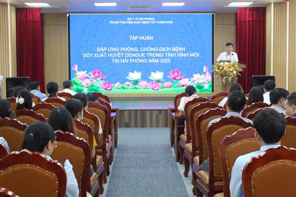 Hải Phòng tập huấn nâng cao năng lực phòng, chống dịch sốt xuất huyết Dengue cho 145 cán bộ y tế