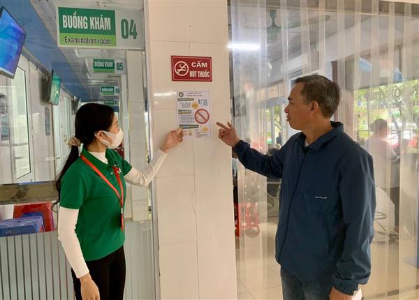 Xây dựng cơ sở y tế không khói thuốc vì sức khỏe cộng đồng