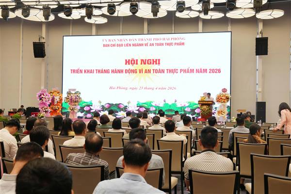 Hải Phòng phát động “Tháng hành động vì an toàn thực phẩm” năm 2026