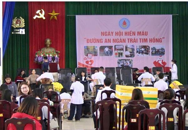 XÃ ĐƯỜNG AN ĐẠT 126% CHỈ TIÊU HIẾN MÁU TÌNH NGUYỆN THEO KẾ HOẠCH UBND THÀNH PHỐ GIAO