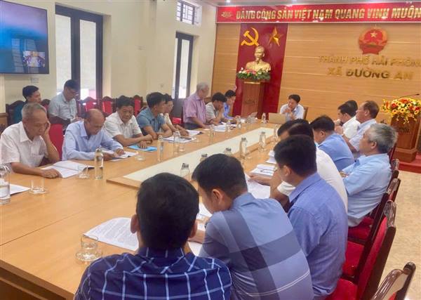 Hội nghị lấy ý kiến đóng góp vào dự thảo báo cáo chính trị trình Đại hội Đảng bộ xã Đường An lần thứ I, nhiệm kỳ 2025-2030