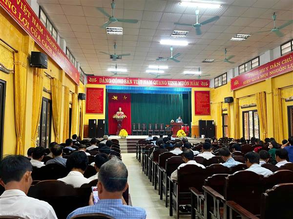 Ủy ban Kiểm tra Đảng ủy đã tổ chức Hội nghị phổ biến nội dung các văn kiện Đại hội đại biểu toàn quốc lần thứ XVI của Đảng