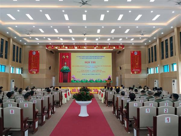 Xã Đường An tổ chức Hội thi “Lực lượng tham gia bảo vệ an ninh, trật tự ở cơ sở giỏi” năm 2026