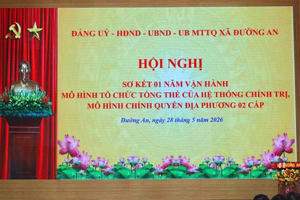 HỘI NGHỊ SƠ KẾT 01 NĂM VẬN HÀNH MÔ HÌNH CHÍNH QUYỀN ĐỊA PHƯƠNG 02 CẤP