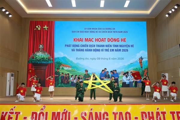 KHAI MẠC HOẠT ĐỘNG HÈ, PHÁT ĐỘNG CHIẾN DỊCH THANH NIÊN TÌNH NGUYỆN VÀ THÁNG HÀNH ĐỘNG VÌ TRẺ EM NĂM 2026