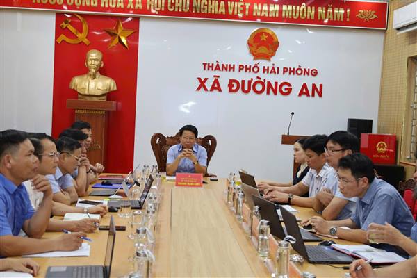 ĐẢNG ỦY XÃ ĐƯỜNG AN TỔ CHỨC HỘI NGHỊ BAN CHẤP HÀNH ĐẢNG BỘ XÃ THẢO LUẬN ĐỀ ÁN SẮP XẾP, TỔ CHỨC LẠI CÁC THÔN TRÊN ĐỊA BÀN