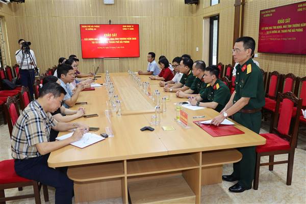 Xã Đường An phối hợp với Công ty Cảng - Binh Đoàn 19: khảo sát xây dựng nhà đồng đội, nhà tình thương năm 2026
