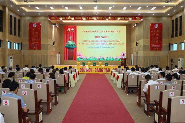 ĐƯỜNG AN TRIỂN KHAI KẾ HOẠCH PHÂN LOẠI, THU GOM VÀ XỬ LÝ RÁC THẢI TẠI NGUỒN