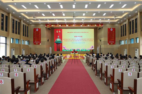 HĐND xã Đường An tổ chức thành công Hội nghị đối thoại trực tiếp giữa Chủ tịch Hội đồng nhân dân xã với cán bộ, hội viên Hội Phụ nữ xã năm 2026