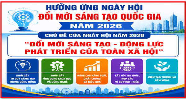 ỦY BAN NHÂN DÂN XÃ ĐƯỜNG AN HƯỞNG ỨNG NGÀY HỘI ĐỔI MỚI SÁNG TẠO QUỐC GIA NĂM 2026