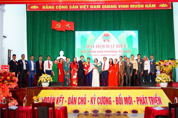 Đại Hội Đại biểu Hội Nông dân phường Ái Quốc nhiệm kỳ 2025 - 2030.