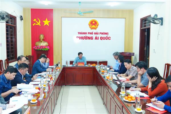 Hội nghị kiểm điểm tập thể Ban Thường vụ Đảng ủy phường Ái Quốc năm 2025