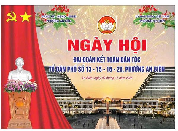 NGÀY HỘI ĐẠI ĐOÀN KẾT TOÀN DÂN TỘC PHƯỜNG AN BIÊN NĂM 2025 
