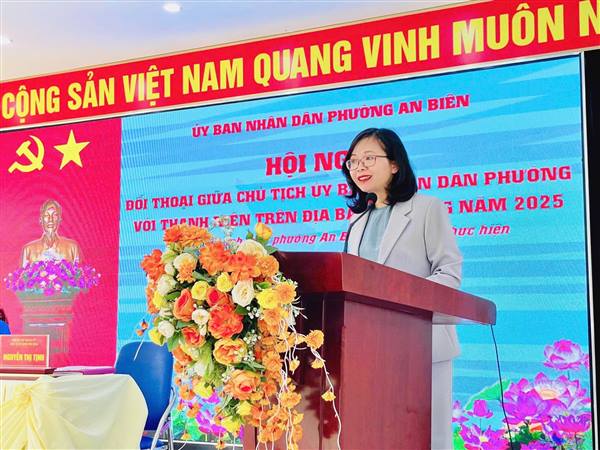 CHỦ TỊCH UỶ BAN NHÂN DÂN PHƯỜNG AN BIÊN ĐỐI THOẠI VỚI THANH NIÊN NĂM 2025