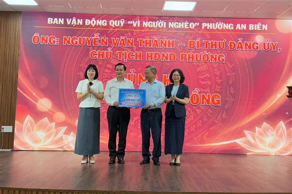 PHƯỜNG AN BIÊN PHÁT ĐỘNG, TIẾP NHẬN ỦNG HỘ QUỸ “VÌ NGƯỜI NGHÈO” NĂM 2026.