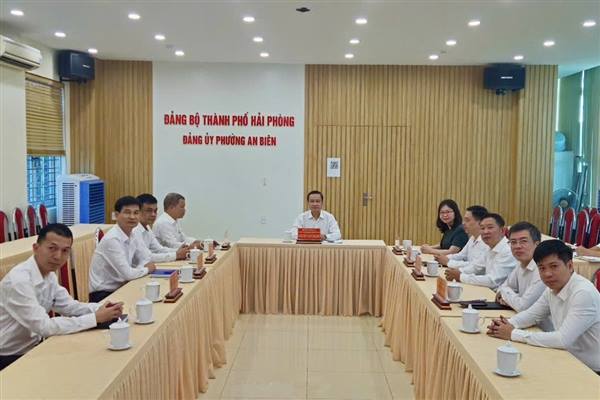 ĐẢNG ỦY PHƯỜNG AN BIÊN TỔ CHỨC TIẾP SÓNG HỘI NGHỊ THÀNH ỦY LẦN THỨ 5