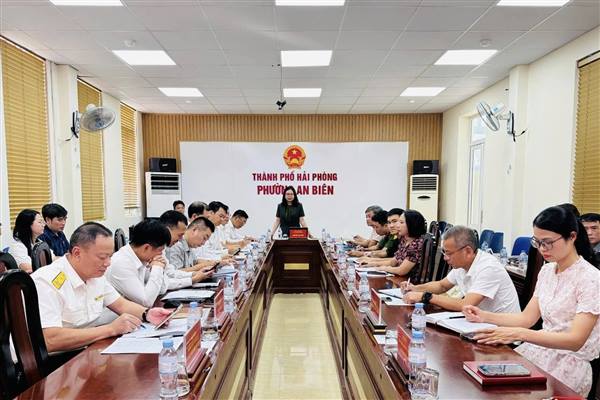 UBND PHƯỜNG AN BIÊN SƠ KẾT NHIỆM VỤ 9 THÁNG ĐẦU NĂM 2026